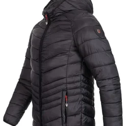 Geographical Norway Herren Leichte Steppjacke Abnehmb. Kapuze 2-Pockets Schwarz -Deutschland Jack & Jones Verkaufs-Shop 21110263 2