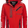 Geographical Norway Herren Softshell Funktionsjacke Mit Abnehmb. Kapuze Rot Schwarz -Deutschland Jack & Jones Verkaufs-Shop 21110307