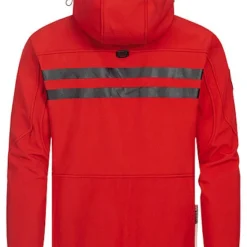 Geographical Norway Herren Softshell Funktionsjacke Mit Abnehmb. Kapuze Rot Schwarz -Deutschland Jack & Jones Verkaufs-Shop 21110307 3