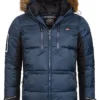 Geographical Norway Herren Winter Parka Steppjacke Mit Abnehmb. Kapuze Navy Schwarz 1 Geographical Norway Herren Winter Parka Steppjacke Mit Abnehmb. Kapuze Navy Schwarz -Deutschland Jack & Jones Verkaufs-Shop 21110310