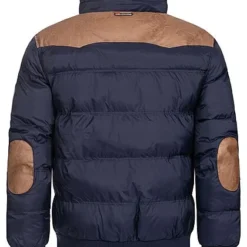 Geographical Norway Herren High-Neck Winter Bomberjacke Teilw. Kunstleder Navy Braun -Deutschland Jack & Jones Verkaufs-Shop 21110311 3