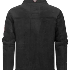 Geographical Norway Herren High-Neck Polar Fleece Jacke 2-Pockets Schwarz -Deutschland Jack & Jones Verkaufs-Shop 21110312 3
