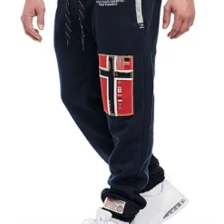 Geographical Norway Herren Sweat Pants Joggingshose 3-Pockets Navy Blau