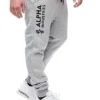 Alpha Industries Herren Basic Jogginghose Mit Logo Print 3-Pockets Grau Melange -Deutschland Jack & Jones Verkaufs-Shop 22010188
