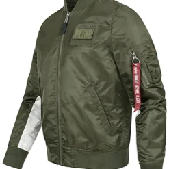 Alpha Industries Herren Nylon Fliegerjacke 2-Pockets Regular Fit Dunkel Grün 9 Alpha Industries Herren Nylon Fliegerjacke 2-Pockets Regular Fit Dunkel Grün -Deutschland Jack & Jones Verkaufs-Shop 22020066 2