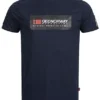 Geographical Norway Herren T-Shirt Mit Logo Print Vorne Rundhals Navy Blau -Deutschland Jack & Jones Verkaufs-Shop 22030503