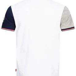 Geographical Norway Herren Polo Shirt T-Shirt Mit Logo Stickerei Colorblock Weiss -Deutschland Jack & Jones Verkaufs-Shop 22030507 2