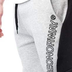 Geographical Norway Herren 2-Tone Jogginghose 2-Pockets Schwarz Hell Grau -Deutschland Jack & Jones Verkaufs-Shop 22030529 3