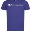 Champion Herren T-Shirt Mit Rundhals & Logo Print Blau -Deutschland Jack & Jones Verkaufs-Shop 22030832