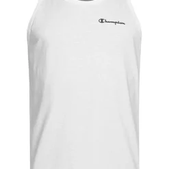 Champion Herren Tank Top Mit Logo Print Weiss