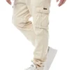 Indicode Herren Cargo Jeans Hose Inkl. Gürtel 6-Pockets Nebel Beige -Deutschland Jack & Jones Verkaufs-Shop 22030955