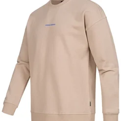 Only & Sons Herren Sweater Pullover Mit QUEENS Backprint Silver Lining Beige -Deutschland Jack & Jones Verkaufs-Shop 22050276 2