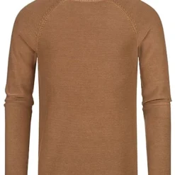 Only & Sons Herren NOOS Sweater Pullover Strukturstoff Monks Robe Braun