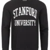 ONLY & SONS Herren Sweater Mit Stanford University Logo Schwarz Weiss