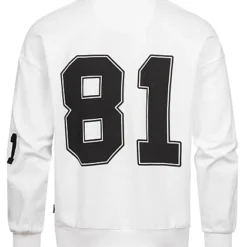 ONLY & SONS Herren Sweater Mit RUN DMC Logo Print Weiss Schwarz Rot -Deutschland Jack & Jones Verkaufs-Shop 22070108 2