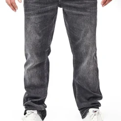 ONLY & SONS Herren NOOS Jeans Hose Mit 5-Pockets Washed Look Dunkel Grau Denim