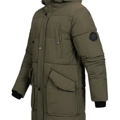 Indicode Herren Winter Parka Mantel Mit Kapuze & 4 Taschen Army Grün 8 Indicode Herren Winter Parka Mantel Mit Kapuze & 4 Taschen Army Grün -Deutschland Jack & Jones Verkaufs-Shop 22080340 2