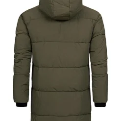 Indicode Herren Winter Parka Mantel Mit Kapuze & 4 Taschen Army Grün 9 Indicode Herren Winter Parka Mantel Mit Kapuze & 4 Taschen Army Grün -Deutschland Jack & Jones Verkaufs-Shop 22080340 3