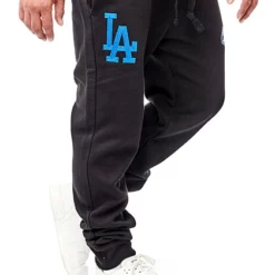 Champion Herren Los Angeles Dodgers MLB Sweat Pants Hose 2-Pockets Schwarz