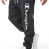 Champion Herren Sweat Pants Jogginghose 2-Pockets Logo Print Schwarz -Deutschland Jack & Jones Verkaufs-Shop 22080378