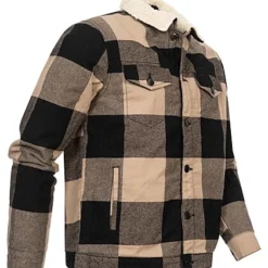 ONLY & SONS Herren Shacket Jacke Mit Teddyfell Am Kragen Kariert Chinchilla Beige 7 ONLY & SONS Herren Shacket Jacke Mit Teddyfell Am Kragen Kariert Chinchilla Beige -Deutschland Jack & Jones Verkaufs-Shop 22090159 1