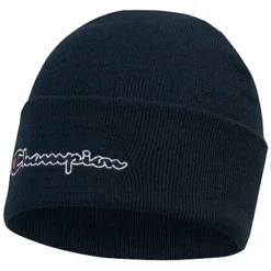 Champion Herren Beanie Mütze Mit Logo Vorn Navy Blue