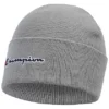 Champion Herren Beanie Mütze Mit Logo Vorn Grau