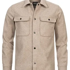 ONLY & SONS Herren NOOS Jacke Woll-Look Mit 2-Brusttaschen Und Knopfleiste Hell Grau