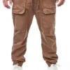 Indicode Herren Cargo Hose Mit 6 Taschen & Gummibund Mit Tunnelzug Cortex Braun -Deutschland Jack & Jones Verkaufs-Shop 22100084