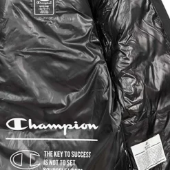 Champion Herren Steppjacke Mit Kapuze Und 2-Zip-Pockets Logo Print Schwarz -Deutschland Jack & Jones Verkaufs-Shop 22100114 4