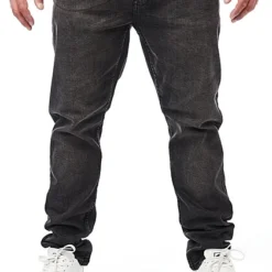 Indicode Herren Jeans Hose Mit 5-Pockets Schwarz