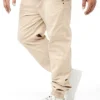 Seventyseven Lifestyle Herren Jeans Hose 4-Pockets Kordelzug Sand Beige -Deutschland Jack & Jones Verkaufs-Shop 22107323