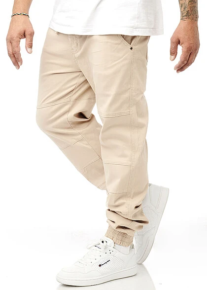 Seventyseven Lifestyle Herren Jeans Hose 4-Pockets Kordelzug Sand Beige 3 Seventyseven Lifestyle Herren Jeans Hose 4-Pockets Kordelzug Sand Beige