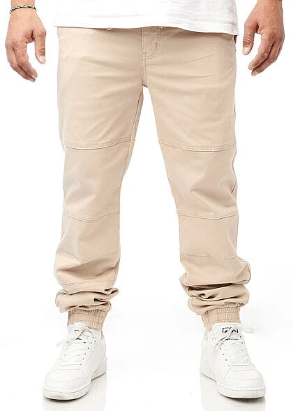 Seventyseven Lifestyle Herren Jeans Hose 4-Pockets Kordelzug Sand Beige 4 Seventyseven Lifestyle Herren Jeans Hose 4-Pockets Kordelzug Sand Beige – Bild 2