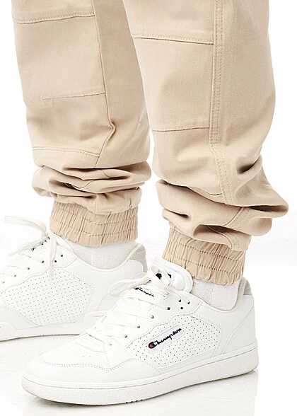 Seventyseven Lifestyle Herren Jeans Hose 4-Pockets Kordelzug Sand Beige 6 Seventyseven Lifestyle Herren Jeans Hose 4-Pockets Kordelzug Sand Beige – Bild 4