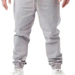 Champion Herren Hose Mit Elastischem Bund Und 4-Pockets Grau
