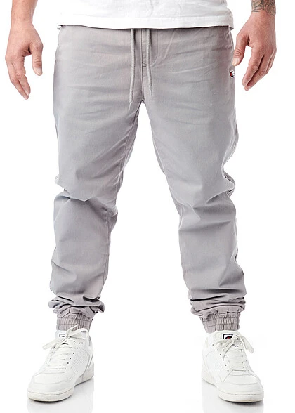 Champion Herren Hose Mit Elastischem Bund Und 4-Pockets Grau 3 Champion Herren Hose Mit Elastischem Bund Und 4-Pockets Grau