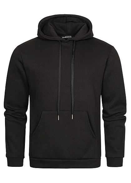 Seventyseven Lifestyle Herren Hoodie Mit Butterfly Print Hinten Schwarz 5 Seventyseven Lifestyle Herren Hoodie Mit Butterfly Print Hinten Schwarz – Bild 3