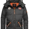 Geographical Norway Herren Jacke Mit Abnehmb. Kapuze Und Cord-Details Schwarz 1 Geographical Norway Herren Jacke Mit Abnehmb. Kapuze Und Cord-Details Schwarz -Deutschland Jack & Jones Verkaufs-Shop 22120079