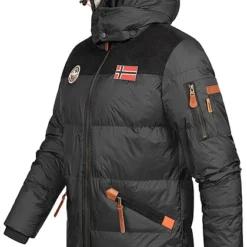 Geographical Norway Herren Jacke Mit Abnehmb. Kapuze Und Cord-Details Schwarz 8 Geographical Norway Herren Jacke Mit Abnehmb. Kapuze Und Cord-Details Schwarz -Deutschland Jack & Jones Verkaufs-Shop 22120079 2