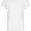 Urban Classics Herren Longform Turn-Up T-Shirt Weiss -Deutschland Jack & Jones Verkaufs-Shop 23010079