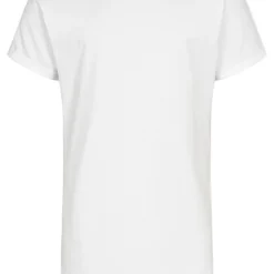 Urban Classics Herren Longform Turn-Up T-Shirt Weiss