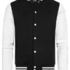 Urban Classics Herren 2-Tone College Jacke Mit Knopfleiste 2-Pockets Schwarz Weiss 2 Urban Classics Herren 2-Tone College Jacke Mit Knopfleiste 2-Pockets Schwarz Weiss -Deutschland Jack & Jones Verkaufs-Shop 23010082