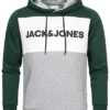 Jack & Jones Jack And Jones Herren NOOS Colorblock Hoodie M Logo Print Pine Grove Grün Grau Weiss 1 Jack & Jones Jack And Jones Herren NOOS Colorblock Hoodie M Logo Print Pine Grove Grün Grau Weiss -Deutschland Jack & Jones Verkaufs-Shop 23030129