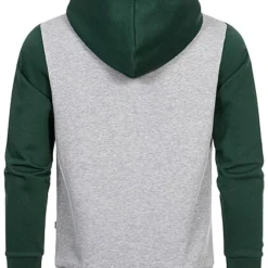 Jack & Jones Jack And Jones Herren NOOS Colorblock Hoodie M Logo Print Pine Grove Grün Grau Weiss -Deutschland Jack & Jones Verkaufs-Shop 23030129 2
