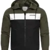 Jack & Jones Jack And Jones Herren NOOS Bomber Jacke Kapuze 2-Pockets Forest Night Grün Schwarz -Deutschland Jack & Jones Verkaufs-Shop 23030134