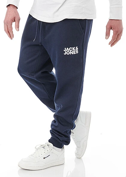 Jack & Jones Jack And Jones Herren NOOS Jogginghose Mit Logo Print 2-Pockets Navy Blazer Blau 3 Jack & Jones Jack And Jones Herren NOOS Jogginghose Mit Logo Print 2-Pockets Navy Blazer Blau