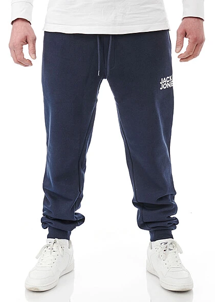 Jack & Jones Jack And Jones Herren NOOS Jogginghose Mit Logo Print 2-Pockets Navy Blazer Blau 4 Jack & Jones Jack And Jones Herren NOOS Jogginghose Mit Logo Print 2-Pockets Navy Blazer Blau – Bild 2