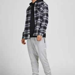 Jack & Jones Jack And Jones Herren NOOS Jogginghose Mit Gummibund Und Tunnelzug 2-Pockets Hell Grau -Deutschland Jack & Jones Verkaufs-Shop 23030184 2