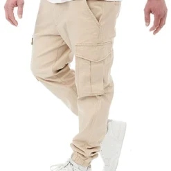 Jack & Jones Jack And Jones Herren Slim Fit Cargo Hose Mit 6-Pockets Oxford Tan Beige